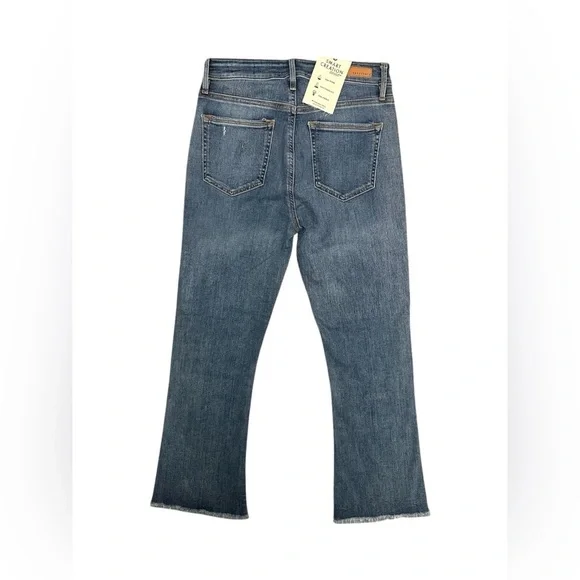 SANCTUARY Denim Connector Kick Crop Standard Rise Women Size 27 $169 MSRP NWT - Picture 6 of 11